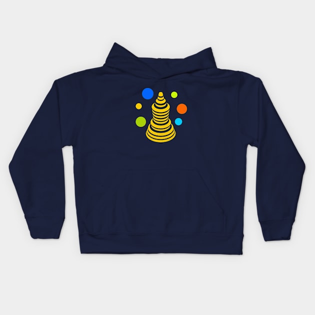 Distant Planets Kids Hoodie by AKdesign